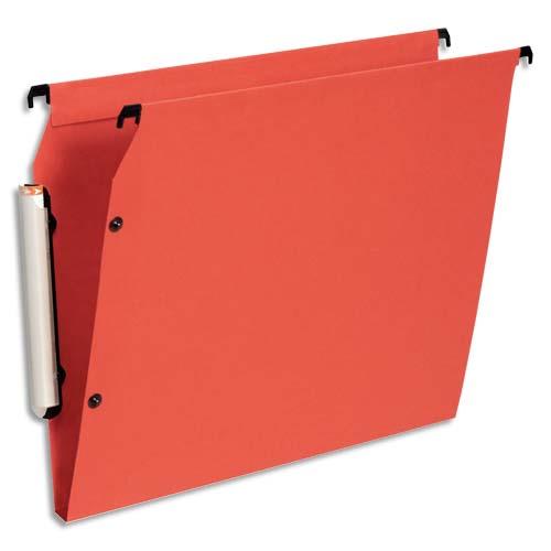 Dossiers suspendus Esselte Premium opaque - fond 15 - pour armoire - orange - paquet de 10
