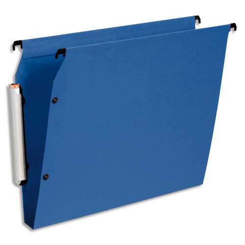 Dossiers suspendus Esselte Premium opaque - fond 30 - pour armoire - bleu - paquet de 10