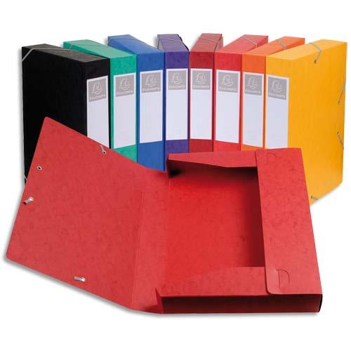Bote de classement Cartobox - paisseur 7 / 10 - dos 40 mm - coloris assortis