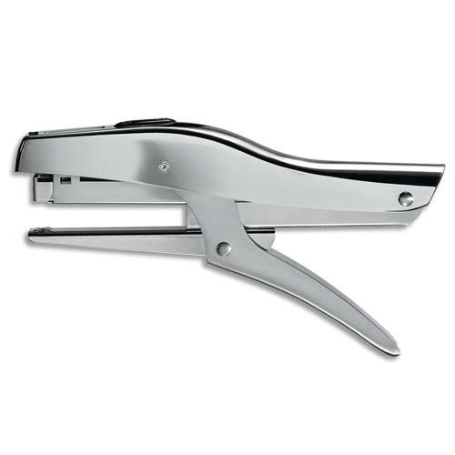 Pince agrafeuse Rexel 19 - utilise les agrafes SP19 1/4  - finition chrom - 20 feuilles