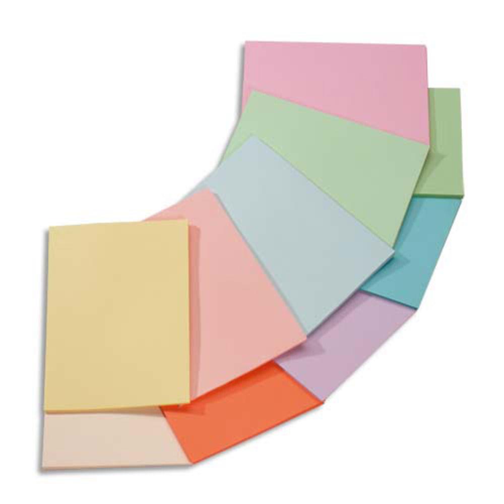 Papier couleur A3 Assortis pastels 80g Trophe - Ramette de 500 feuilles (ramette 500 feuilles)