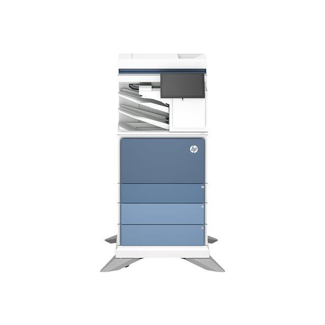 Hp laserjet imprimante multifonction color enterprise flow 6800zfsw