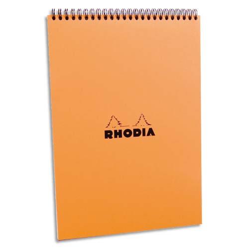 Bloc Rhodia n18 reliure intgrale - Couverture noire - 21 x 29.7cm - 5x5 -rf : 18500