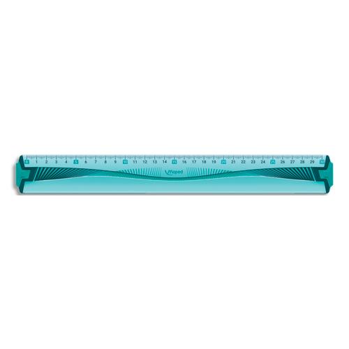 Rgle plate Maped - plastique incassable - longueur30 cm