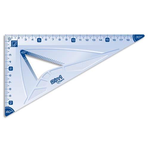 querre  60 degrs Maped - plastique incassable - longueur 21 cm