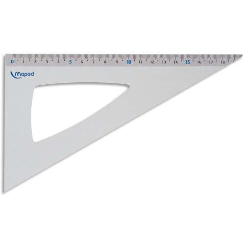 querre  60 degrs Maped - aluminium Maped - longueur 21 cm