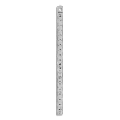 Rglet en inox - deux faces - longueur 20 cm