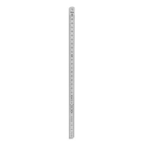Rglet en inox - deux faces - longueur 30 cm