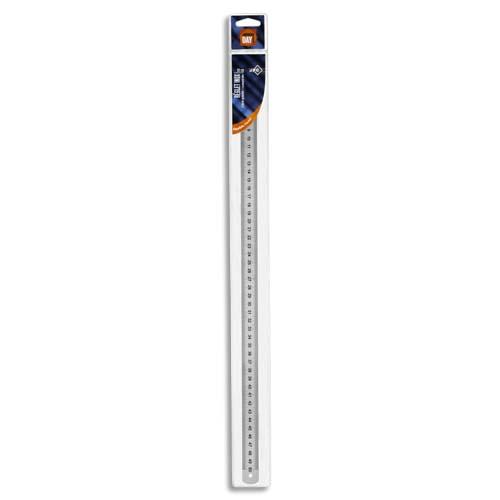 Rglet en inox - deux faces - longueur 50 cm