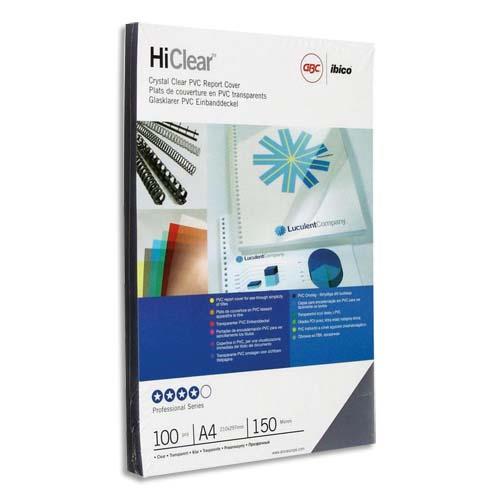 Couvertures transparentes GBC - 150 - incolore - bote de 100
