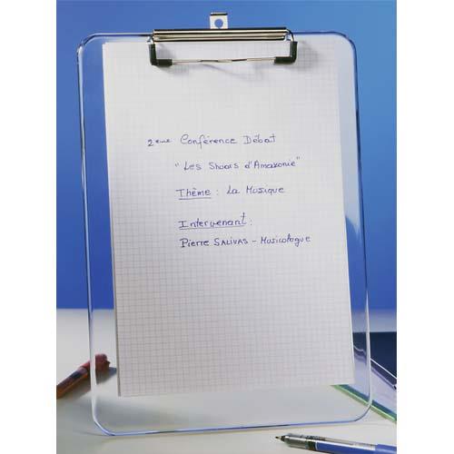 Porte bloc Alba - plastique transparent