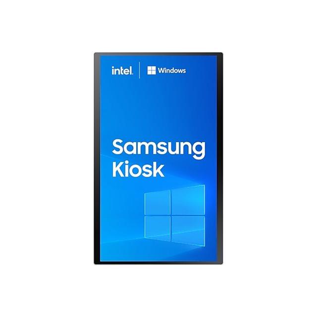 Samsung km24c-c en forme de kiosk 61 cm (24") led 250 cd/m full hd blanc cran tactile intgr dans le processeur windows 10 iot enterprise 16/7