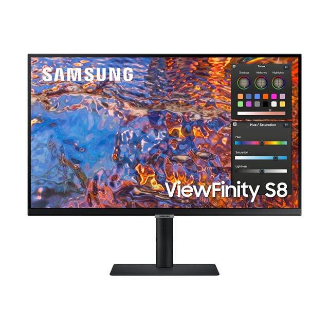 Samsung s80pb cran plat de pc 68,6 cm (27") 3840 x 2160 pixels 4k ultra hd lcd noir