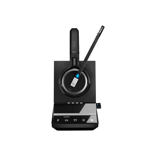 EPOS IMPACT SDW 5033T - Systme de casque - sur-oreille - DECT - sans fil - noir - Certifi pour Microsoft Teams
