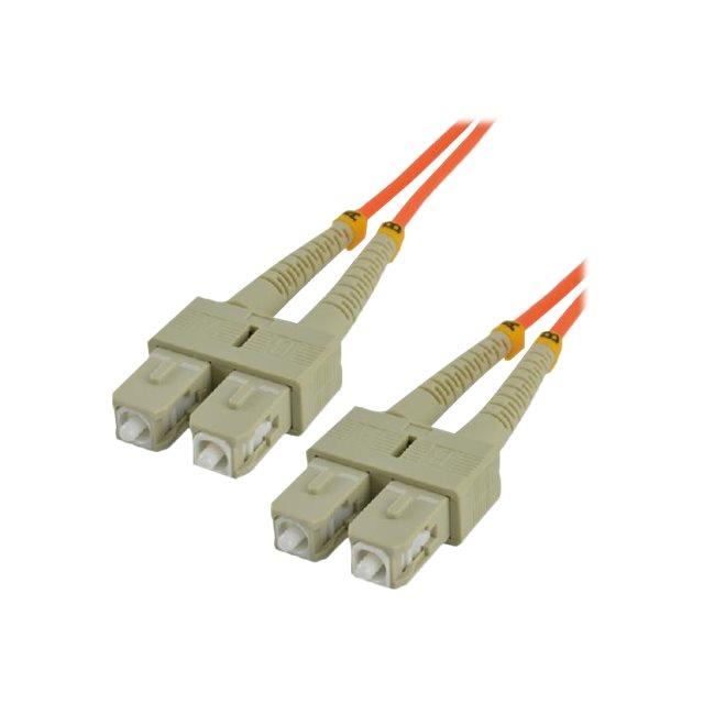 Mcl fjom2/scsc-15m cble infiniband et  fibres optiques sc orange