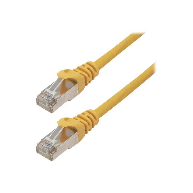 Mcl 3m cat6a s/ftp cble de rseau jaune s/ftp (s-stp)