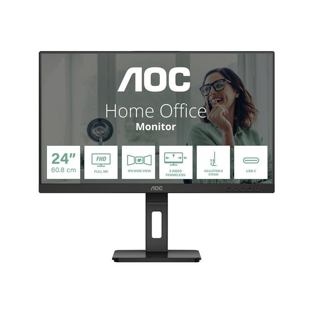 Aoc 24p3cv led display 60,5 cm (23.8") 1920 x 1080 pixels full hd noir