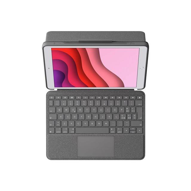 Clavier - Logitech 920-009625 clavier pour tablette azerty franais smart connector graphite