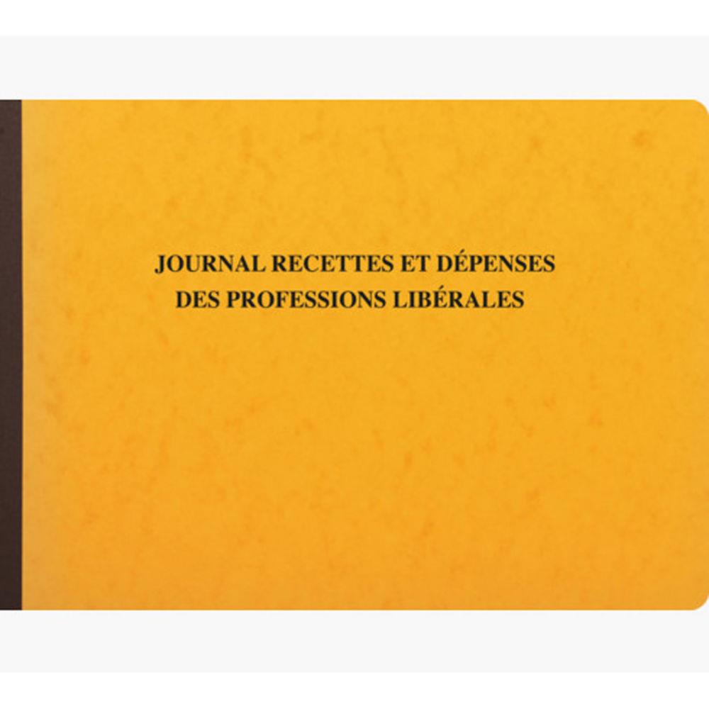 Cahier piqre recettes et dpenses des professions librales Exacompta - 80 pages - couleurs alatoires
