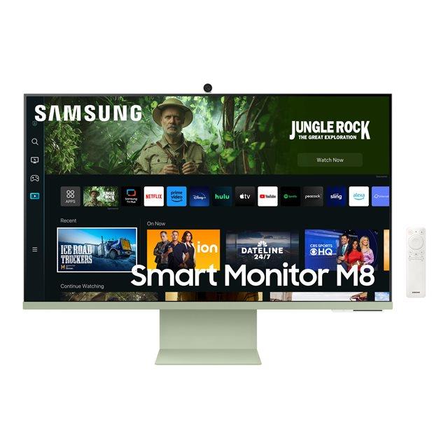 Samsung m80c cran plat de pc 81,3 cm (32") 3840 x 2160 pixels 4k ultra hd lcd vert