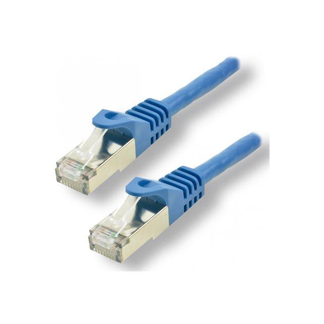 Mcl fcc7bmshf-2m/b cble de rseau bleu cat7 s/ftp (s-stp)