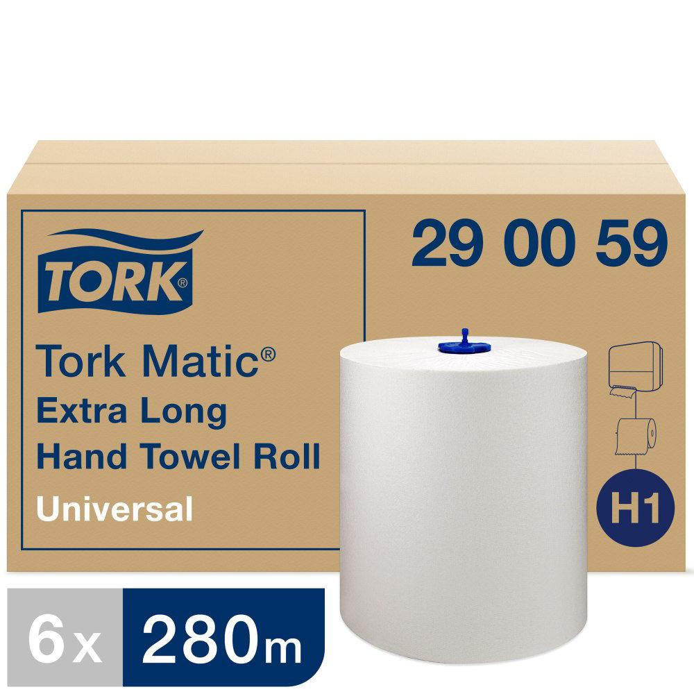 Rouleaux EM pour distributeur H1 Tork - 290059 - carton de 6 - pour TORK H1