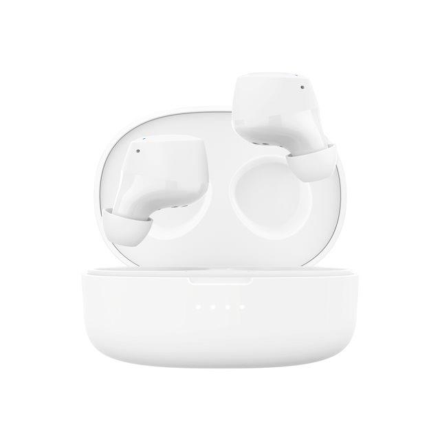 Belkin SoundForm Bolt - couteurs sans fil avec micro - intra-auriculaire - Bluetooth - blanc
