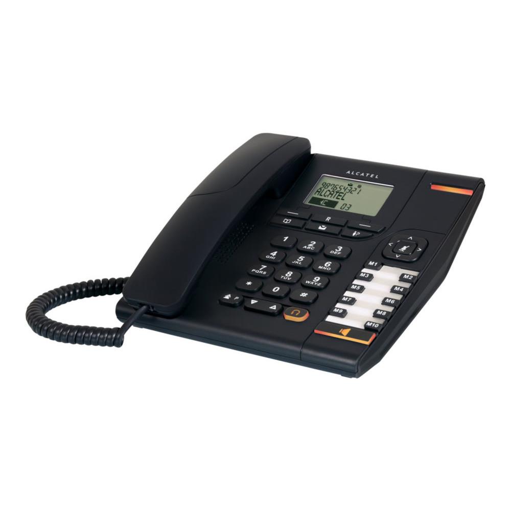 Alcatel temporis 880 tlphone analog/dect identification de l'appelant noir