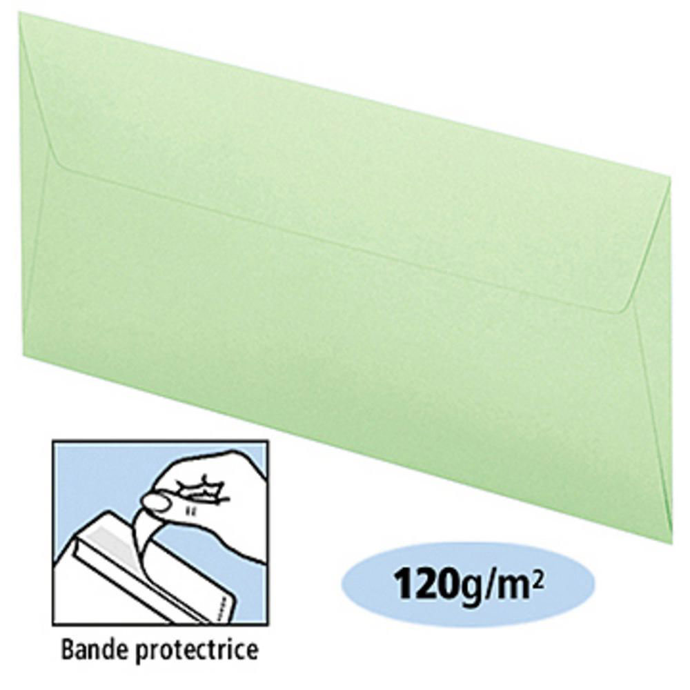 ELCO Lot De 500 Enveloppes DL Premium Auto-Adhésives - Qualité FSC 100g/m² Blanc