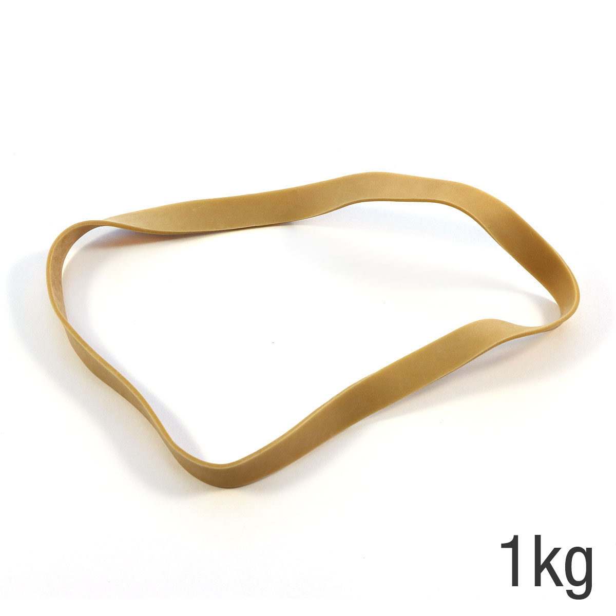 Sac de 1kg de caoutchouc blond 200x10mm