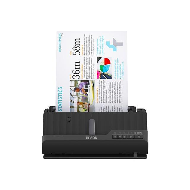 Epson es-c320w chargeur automatique de documents + scanner  feuille 600 x 600 dpi a4 noir