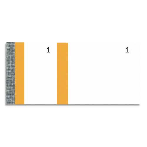 Bloc vendeur Elve orange - 100 feuillets numrots 6 x 13,5 cm - 1 coupon dtachable