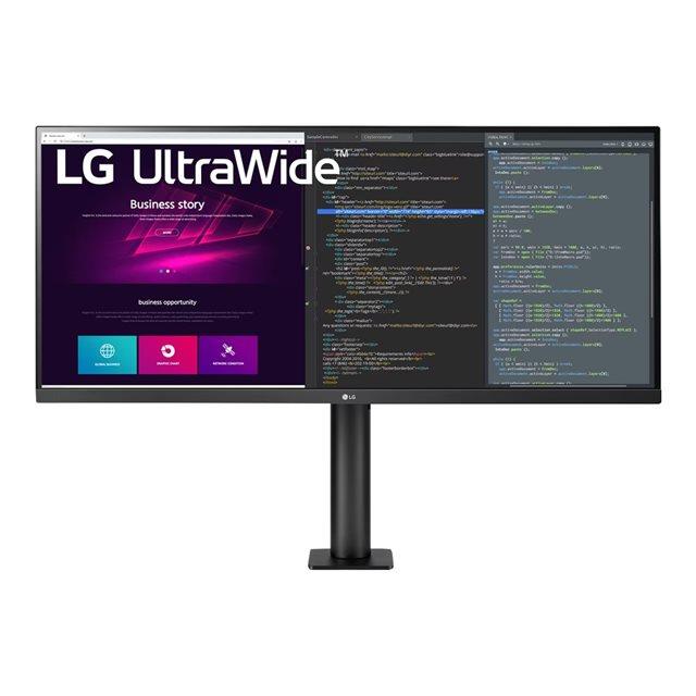 Lg 34wn780p-b cran plat de pc 86,4 cm (34") 3440 x 1440 pixels 4k ultra hd led noir