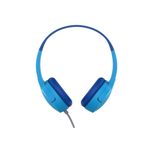 Belkin SoundForm Mini - couteurs avec micro - sur-oreille - filaire - jack 3,5mm - bleu