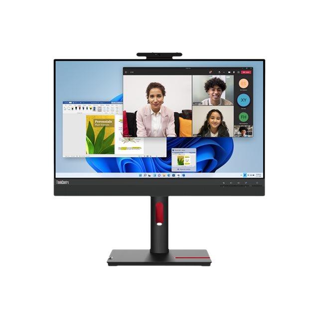 Lenovo thinkcentre tiny-in-one 24 gen 5 led display 60,5 cm (23.8") 1920 x 1080 pixels full hd cran tactile noir