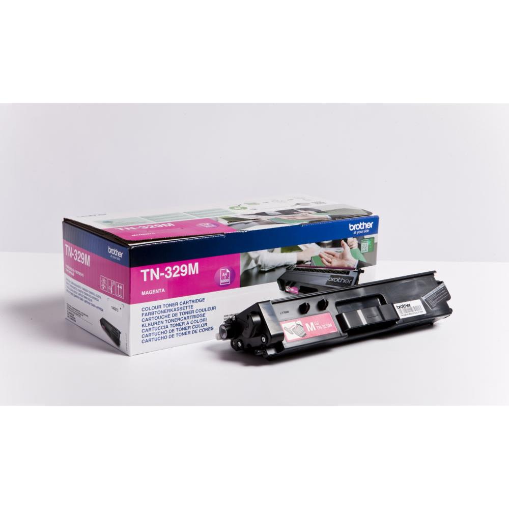 Cartouches de toner - Brother tn-329m - cartouche de toner originale - magenta