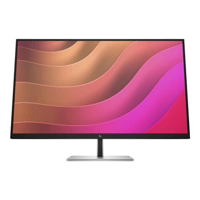 HP E32K G5 - E-Series - cran LED - 31.5" - 3840 x 2160 4K UHD (2160p) @ 60 Hz - IPS - 350 cd/m - 1000:1 - 5 ms - HDMI, DisplayPort, USB-C - haut-parleurs - tte noire, noir et argent (support)