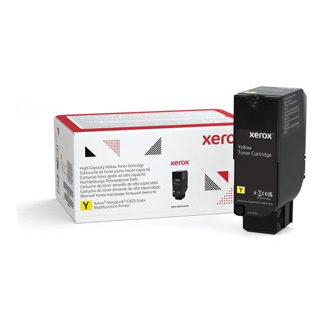 Cartouches de toner - Xerox cartouche de toner jaune de grande capacit imprimante couleur multifonctions  versalink c625 (16000 pages) - 006r04639
