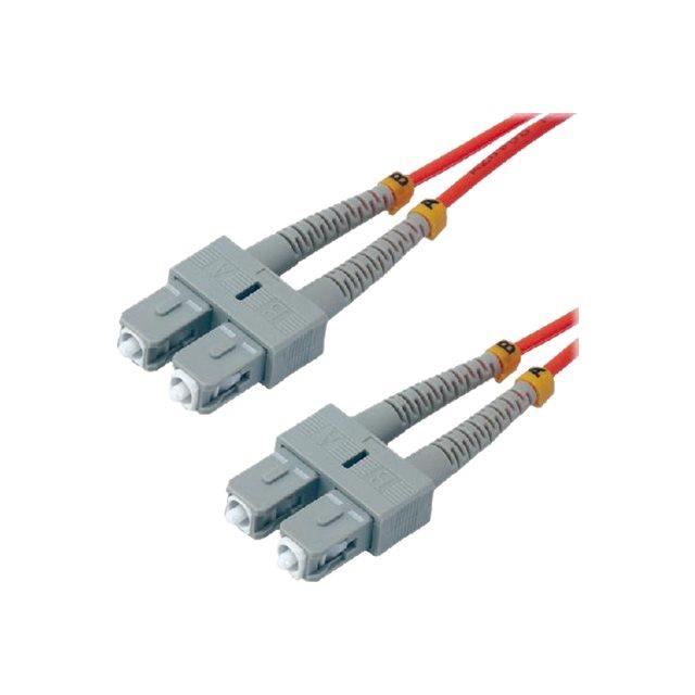Mcl 3m sc/sc cble infiniband et  fibres optiques gris, rouge