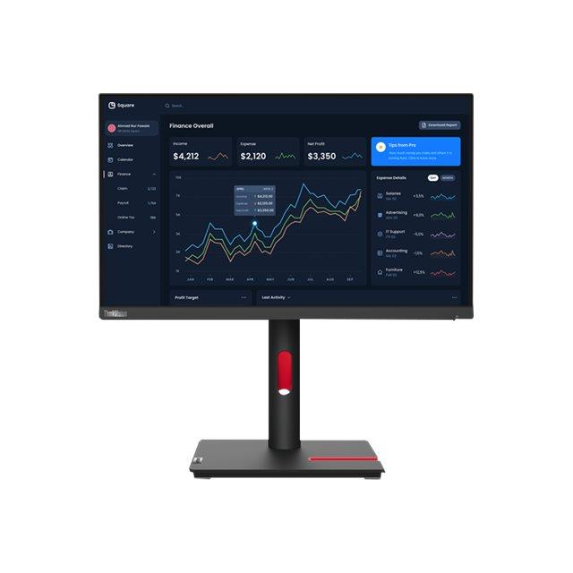 Lenovo thinkvision t22i-30 led display 54,6 cm (21.5") 1920 x 1080 pixels full hd noir