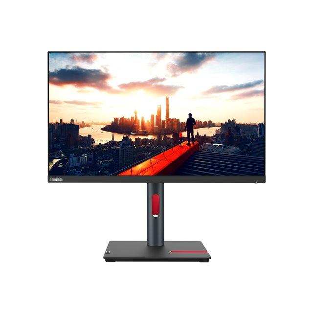 Lenovo ThinkVision P24h-30 - cran LED - 23.8" - 2560 x 1440 QHD @ 60 Hz - IPS - 300 cd/m - 1000:1 - 4 ms - HDMI, DisplayPort, USB-C - noir corbeau - pour ThinkPad P15 Gen 2 20YQ