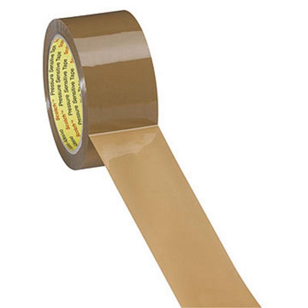 Rouleaux adhsif polypropylne acrylique silencieux 3M Scotch - 50mmx100m - havane