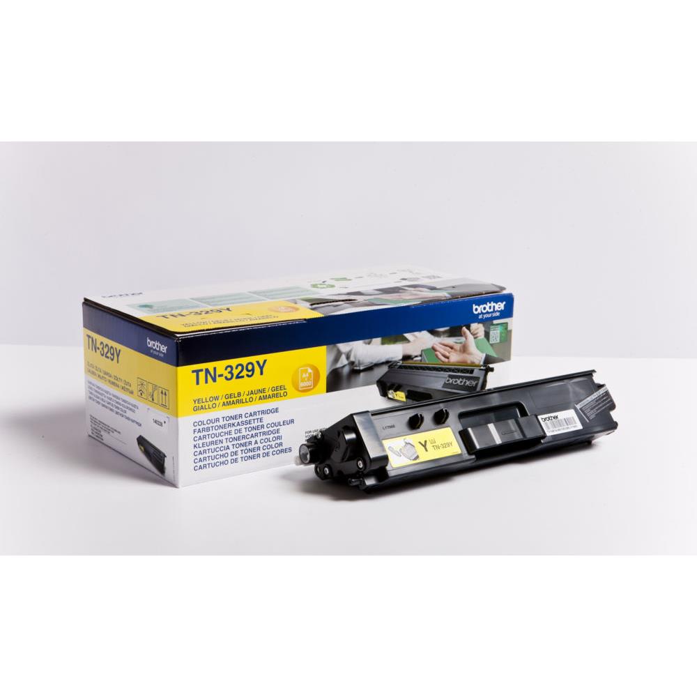 Cartouches de toner - Brother tn-329y - cartouche de toner originale - jaune