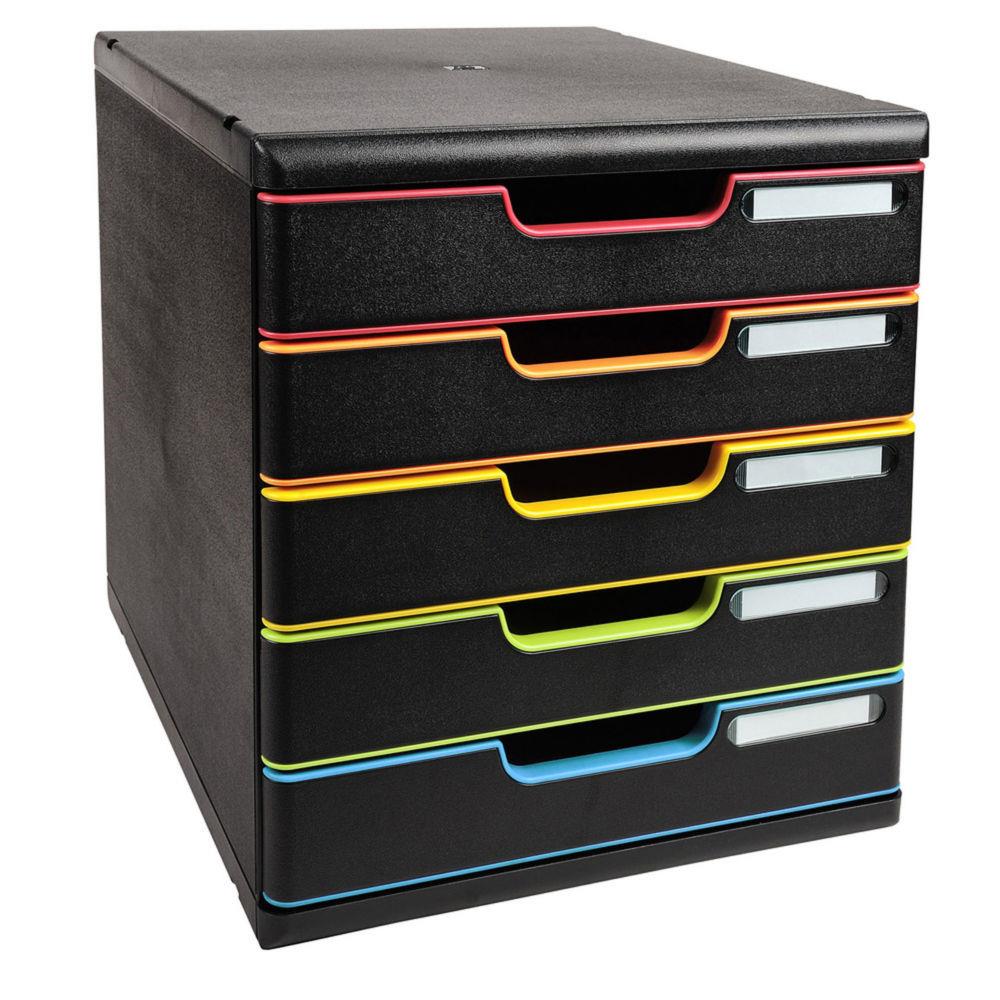 Module 5 tiroirs modulo Exacompta - arlequin