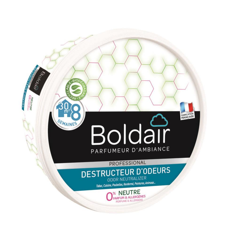 Bote de gel destructeur d'odeurs neutre BOLDAIR