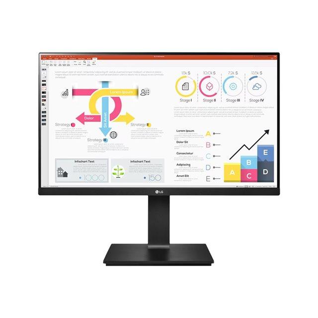 Lg 24qp750p-b cran plat de pc 60,5 cm (23.8") 2560 x 1440 pixels quad hd led noir