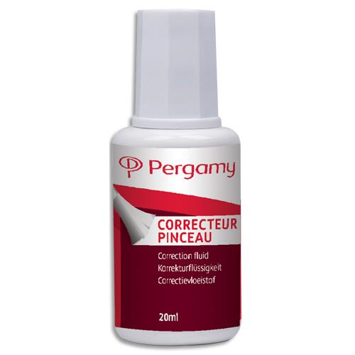 Flacon correcteur fluide Pergamy - 20 ml - avec pinceau