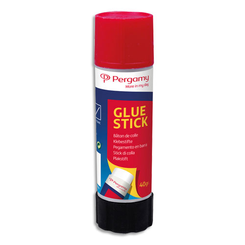 Baton de colle blanche Pergamy - 40g - lavable