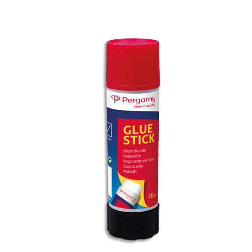 Baton de colle blanche Pergamy - 20g - lavable