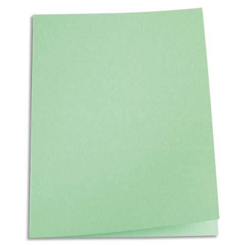 Paquet de 100 chemises 1er prix - carte recycle 180 grammes - coloris vert